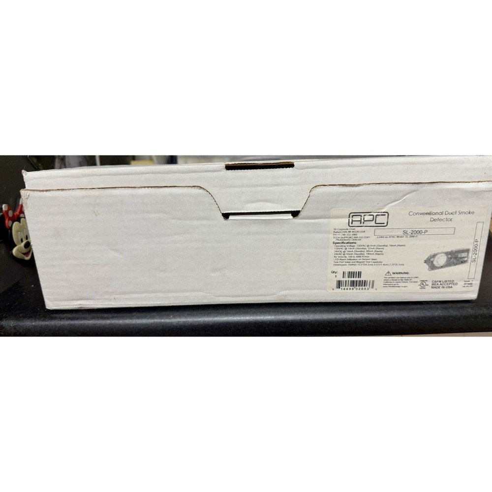 NEW APC SL-2000-P Conventional Duct Smoke Detector USA FREE SHIP